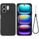 Защитный чехол Deexe Silicone Case для Infinix Hot 50i - Black (368700B). Фото 1 из 8