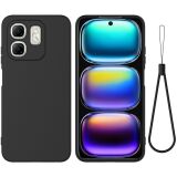 Защитный чехол Deexe Silicone Case для Infinix Hot 50i - Black (368700B)