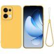 Защитный чехол Deexe Silicone Case для OPPO Reno 13 5G - Yellow (376544Y)