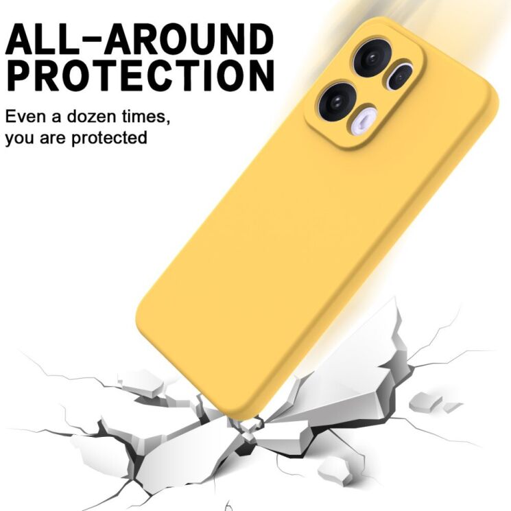 Защитный чехол Deexe Silicone Case для OPPO Reno 13 Pro 5G - Black: фото 5 из 8