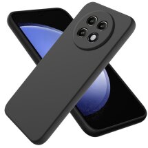 Защитный чехол Deexe Silicone Case для Realme 13 Plus - Black: фото 1 из 7