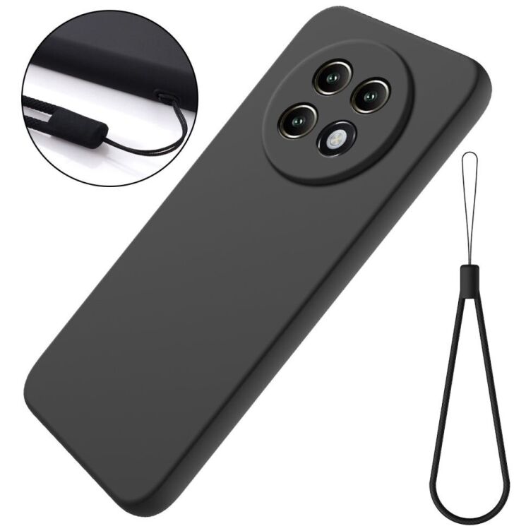 Защитный чехол Deexe Silicone Case для Realme 13 Plus - Black: фото 2 из 7