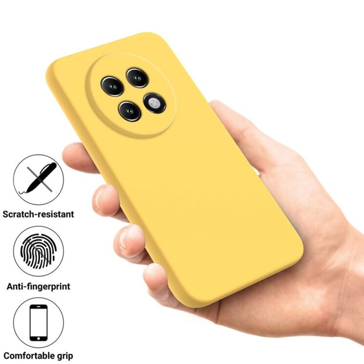 Защитный чехол Deexe Silicone Case для Realme 13 Plus - Black: фото 4 из 7