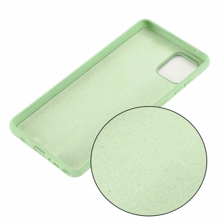 Защитный чехол Deexe Silicone Case для Samsung Galaxy Note 10 Lite (N770) - Green: фото 3 из 5