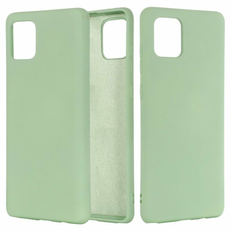 Защитный чехол Deexe Silicone Case для Samsung Galaxy Note 10 Lite (N770) - Green: фото 2 из 5