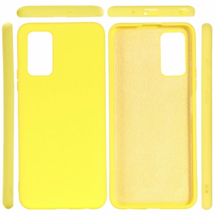 Защитный чехол Deexe Silicone Case для Samsung Galaxy Note 20 (N980) - Yellow: фото 5 из 5