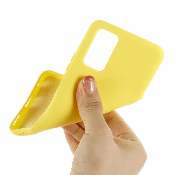 Защитный чехол Deexe Silicone Case для Samsung Galaxy Note 20 (N980) - Yellow: фото 3 из 5