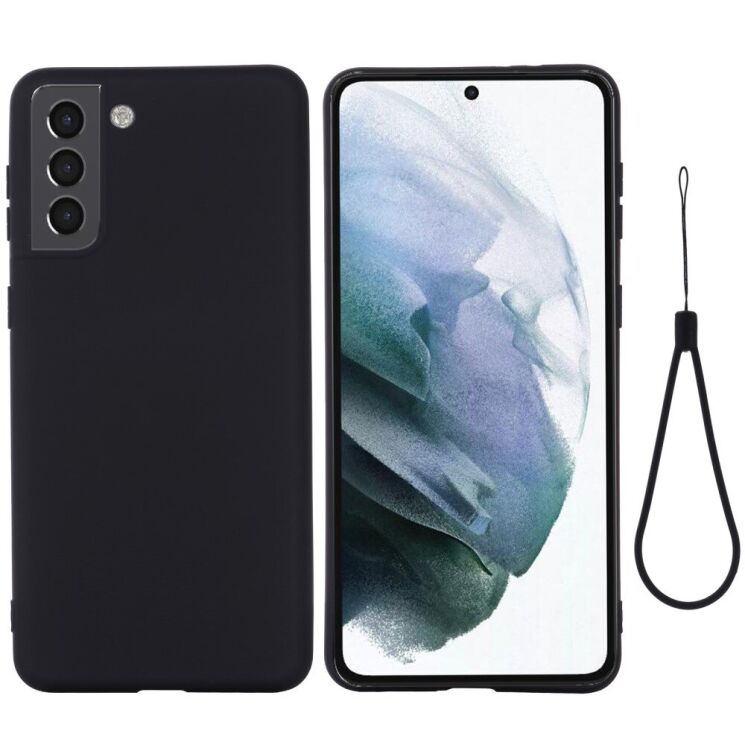 Силиконовый (TPU) чехол Deexe Silicone Case для Samsung Galaxy S22 Plus - Black: фото 2 из 4