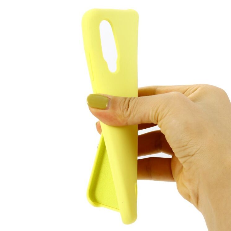 Захисний чохол Deexe Silicone Case для Xiaomi Mi A3 / Mi CC9e - Yellow: фото 4 з 6