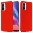 Защитный чехол Deexe Silicone Case для Xiaomi Poco F3 / Redmi K40 / Redmi K40 Pro / Mi 11i - Red (229864R)