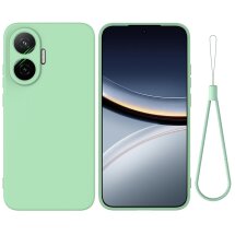 Захисний чохол Deexe Silicone Case для Xiaomi Poco F7 - Green: фото 1 з 9