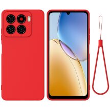 Защитный чехол Deexe Silicone Case для ZTE Blade A56 - Red: фото 1 из 9