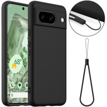 Защитный чехол Deexe Silicone Case with MagSafe для Google Pixel 8A - Black: фото 1 из 9