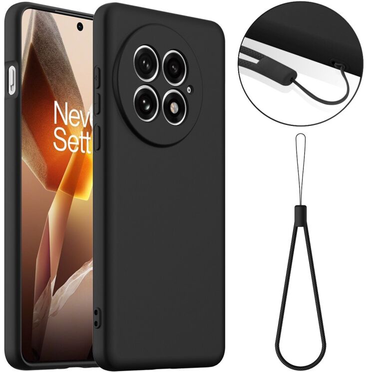 Захисний чохол Deexe Silicone Case with MagSafe для OnePlus 13 - Black: фото 2 з 9