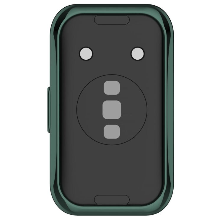 Защитный чехол Deexe Silicone Frame для Huawei Band 8 / 9 - Green: фото 6 из 8