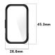 Защитный чехол Deexe Silicone Frame для Huawei Band 8 / 9 - Green (328517G). Фото 8 из 8