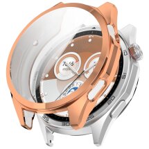 Защитный чехол Deexe Silicone Frame для Huawei Watch GT 6 (46 mm) - Rose Gold: фото 1 из 5