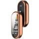 Захисний чохол Deexe Silicone Frame для Xiaomi Mi Smart Band 10 - Rose Gold (385500RG). Фото 3 з 4