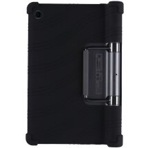 Захисний чохол Deexe Silicone Kickstand для Lenovo Yoga Tab 11 - Black: фото 1 з 8