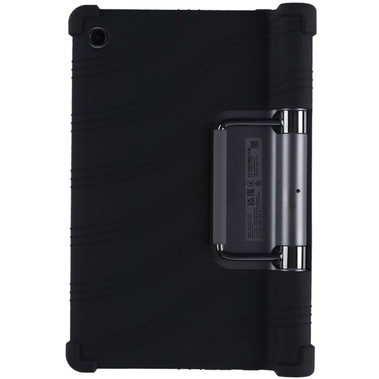 Захисний чохол Deexe Silicone Kickstand для Lenovo Yoga Tab 11 - Black: фото 1 з 8