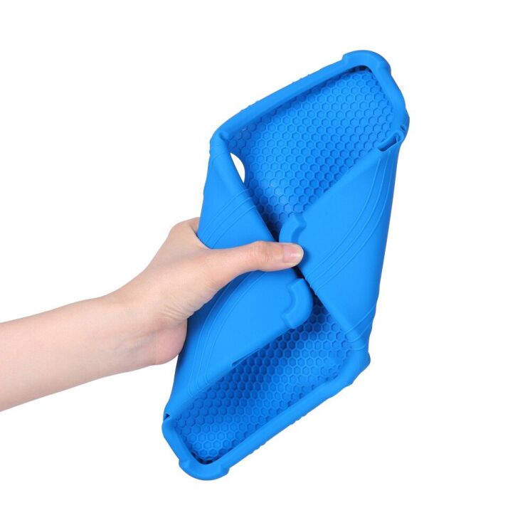 Защитный чехол Deexe Silicone Kickstand для OnePlus Pad Pro - Baby Blue: фото 6 из 10