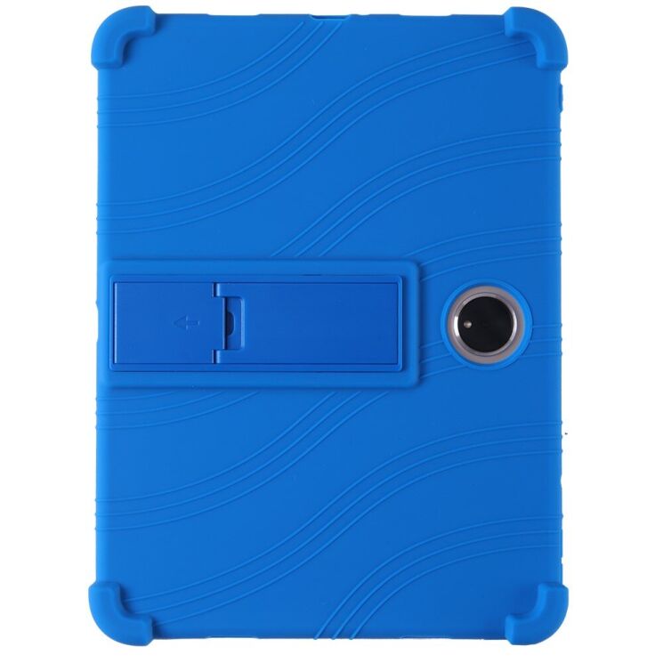 Защитный чехол Deexe Silicone Kickstand для OnePlus Pad Pro - Dark Blue: фото 1 из 12