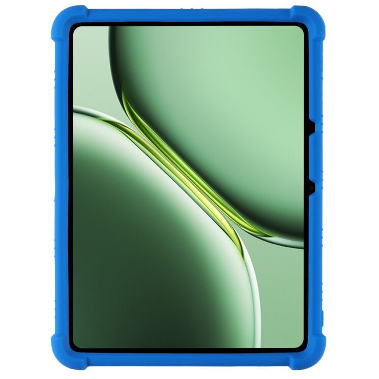 Защитный чехол Deexe Silicone Kickstand для OnePlus Pad Pro - Dark Blue: фото 5 из 12