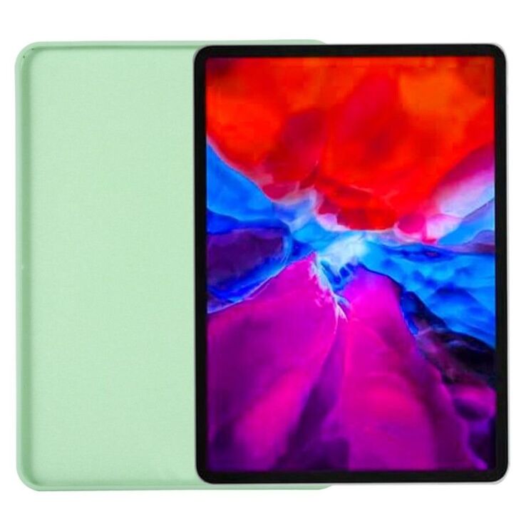 Защитный чехол Deexe Silicone Shell для Apple iPad Pro 11 (2024) - Green: фото 4 из 9