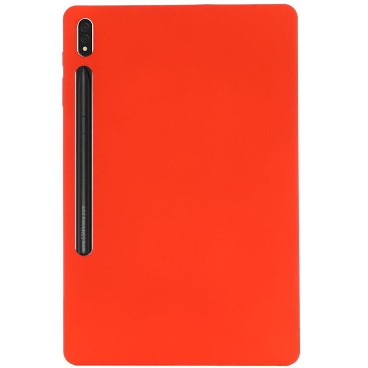 Защитный чехол Deexe Silicone Shell для Samsung Galaxy Tab S10 Plus - Red: фото 3 из 8