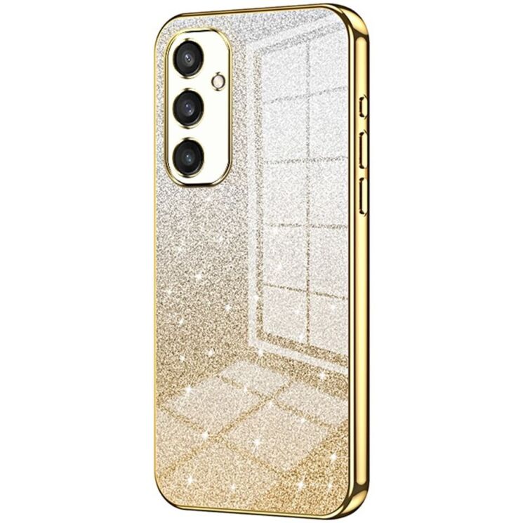 Защитный чехол Deexe Sparkles Cover для Samsung Galaxy S25 (S931) - Gold: фото 1 из 7