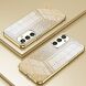 Защитный чехол Deexe Sparkles Cover для Samsung Galaxy S25 (S931) - Gold (372322F). Фото 2 из 7