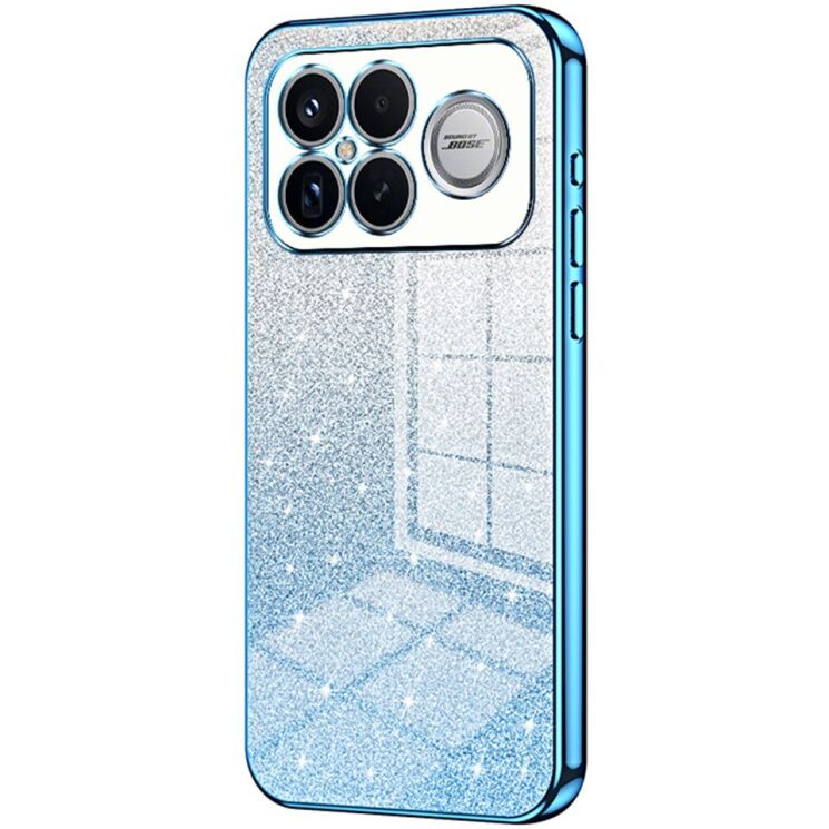 Защитный чехол Deexe Sparkles Cover для Xiaomi Poco F8 Ultra - Blue: фото 1 из 7