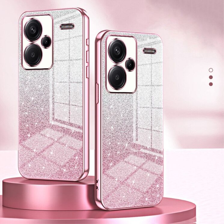 Защитный чехол Deexe Sparkles Cover для Xiaomi Redmi Note 13 Pro+ - Blue: фото 7 из 7