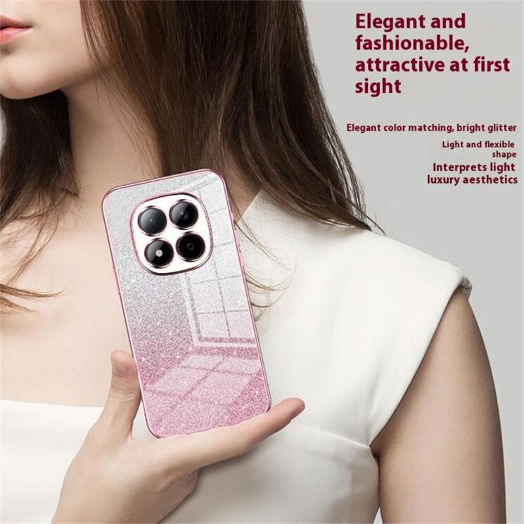 Защитный чехол Deexe Sparkles Cover для Xiaomi Redmi Note 15 Pro 5G - Pink (405021P) Защитный чехол Deexe Sparkles Cover для Xiaomi Redmi Note 15 Pro 5G - Pink: фото 8 з 8