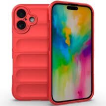 Защитный чехол Deexe Terra Case для Apple iPhone 16 - Red: фото 1 из 7
