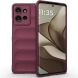 Защитный чехол Deexe Terra Case для Motorola Edge 50 - Wine Red (368500WR). Фото 1 из 9