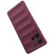 Защитный чехол Deexe Terra Case для Motorola Edge 50 - Wine Red (368500WR). Фото 3 из 9