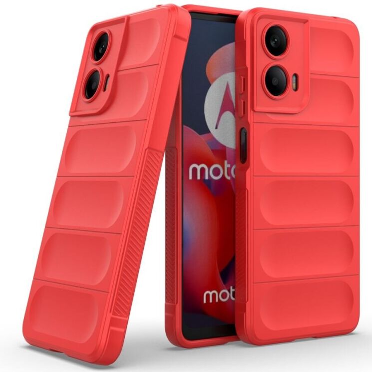 Защитный чехол Deexe Terra Case для Motorola Moto G24 / Moto E14 - Red: фото 2 из 6