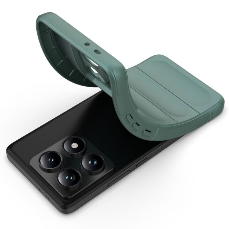 Защитный чехол Deexe Terra Case для Xiaomi Redmi Note 14 Pro 5G - Green: фото 2 из 9