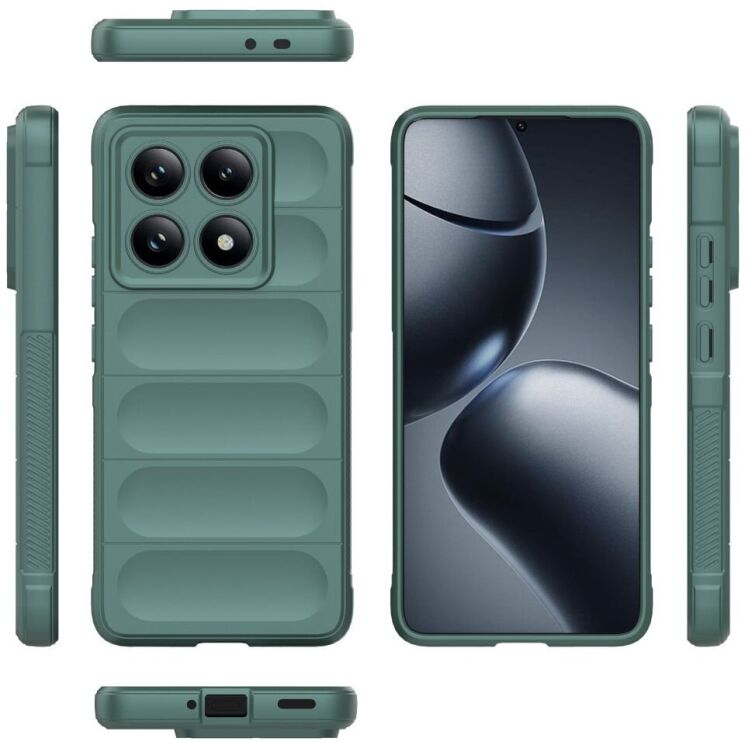 Защитный чехол Deexe Terra Case для Xiaomi Redmi Note 14 Pro 5G - Green: фото 5 из 9
