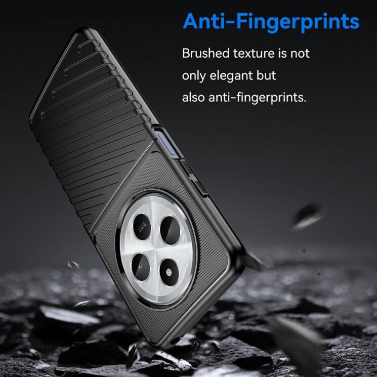 Защитный чехол Deexe Thunder Series для Xiaomi Redmi 14C / Redmi A4 5G / Poco C75 - Blue: фото 4 из 8