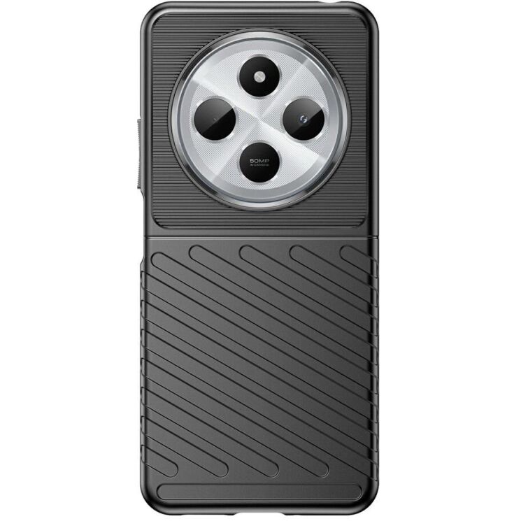Защитный чехол Deexe Thunder Series для Xiaomi Redmi 14C / Redmi A4 5G / Poco C75 - Black: фото 2 из 8