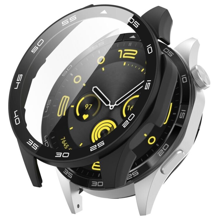 Защитный чехол Deexe Watch Case для Huawei Watch GT 4 (46mm) - Black: фото 1 из 8
