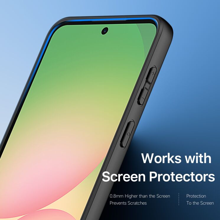 Защитный чехол DUX DUCIS Aimo Series для Samsung Galaxy A57 (A576) - Black (406104B) Защитный чехол DUX DUCIS Aimo Series для Samsung Galaxy A57 (A576) - Black: фото 8 из 11