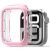 Защитный чехол DUX DUCIS Camo Series для Apple Watch 10 46 mm - Pink: фото 1 из 11