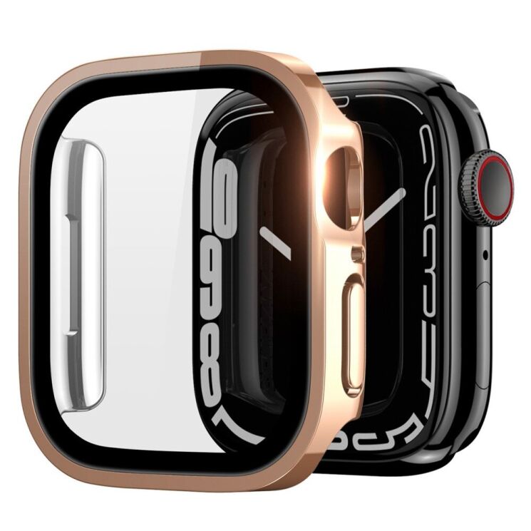 Захисний чохол Dux Ducis Hamo Series для Apple Watch 41 mm (7 / 8 / 9 Series) - Rose Gold: фото 1 з 11