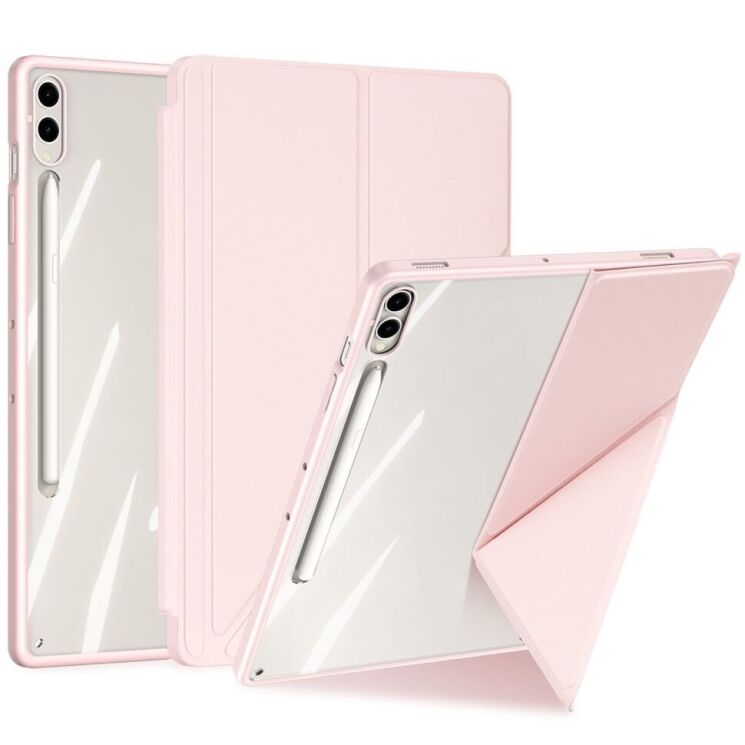 Защитный чехол DUX DUCIS Magi Series для Samsung Galaxy Tab S9 Plus / S9 FE Plus (X810/816/610/616) - Pink: фото 1 из 12