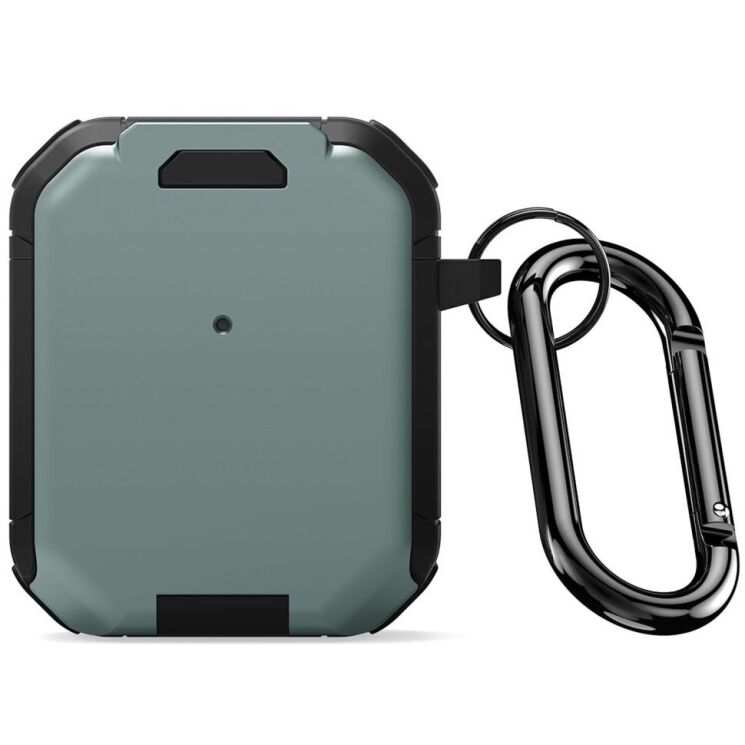 Защитный чехол DUX DUCIS PECF Series для Apple AirPods 1 / 2 - Army Green: фото 1 из 10