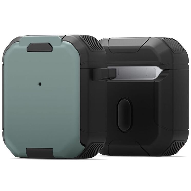Защитный чехол DUX DUCIS PECF Series для Apple AirPods 1 / 2 - Army Green: фото 2 из 10