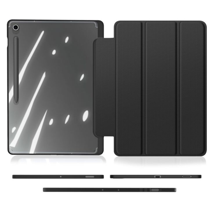 Защитный чехол DUX DUCIS TOBY Series для Samsung Galaxy Tab S10 FE Plus - Black: фото 7 из 11